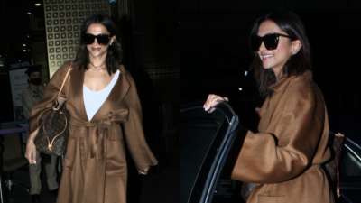 Deepika Padukone was snapped walking out of the Mumbai airport as she returns from Spain and Dubai trips.
&amp;nbsp;