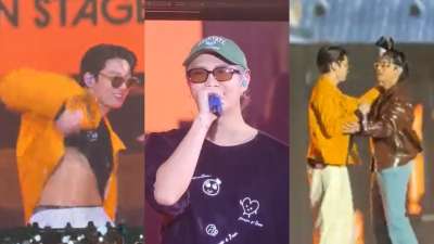 BTS' PTD Las Vegas Concert: Jungkook flashing abs to RM addressing