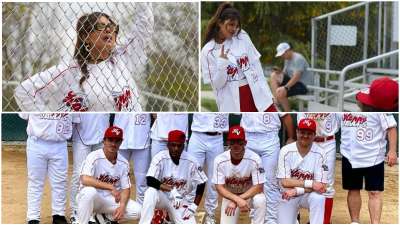 Priyanka Chopra spends her Sunday at Baseball Field