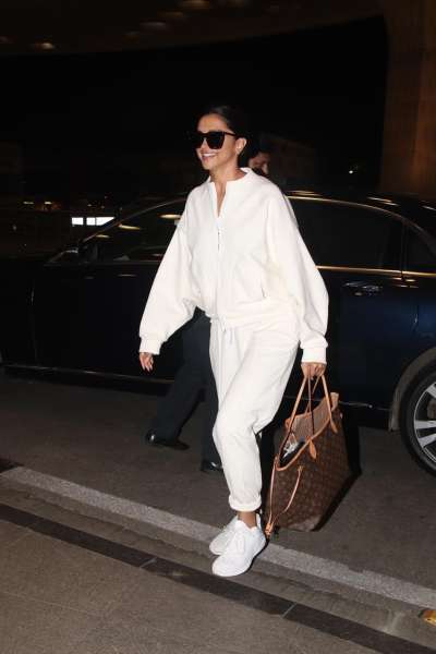 Deepika Padukone stuns with her casual airport look but it's her Fendi  handbag that's stealing the limelight