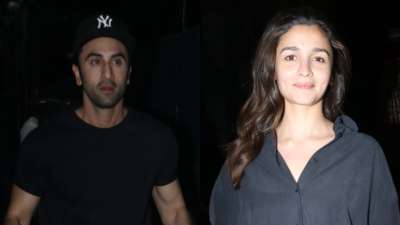 Alia Bhatt and Ranbir Kapoor, who will share screen space in Ayan Mukerji&amp;rsquo;s Brahmastra, were spotted in the city on May 4. They were twinning in black. This spotting comes over a month after they officially wrapped up working on the film.
&amp;nbsp;