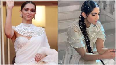 Pearl bustier to hair accessory, Deepika Padukone and Sonam Kapoor