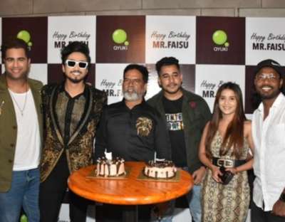 Khatron Ke Khiladi 12 fame Faisal Sheikh celebrated his 27th birthday in Mumbai.