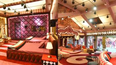 Bigg Boss 16 house has a circus theme this year. Omung Kumar and his wife Vanitha have designed the colourful set