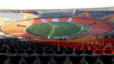 The Narendra Modi cricket stadium is situated inside the Sardar Vallabhbhai Patel Sports Enclave in Ahmedabad, India. As of 2022, it is the largest stadium in the world, with a seating capacity of 132,000 spectators. It is owned by the Gujarat Cricket Association and is a venue for Test, ODI, T20I, and Indian Premier League cricket matches.