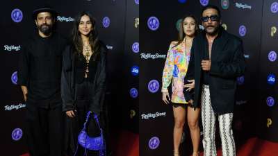 Farhan Akhtar and her wife Shibani Dandekar looked absolutely stunning as they arrived for the launch event of India's first social marketplace for creators on Friday. On the other hand, Jackie Shroff attended the event with her daughter Krishna and the father-daughter duo looked adorable together. 