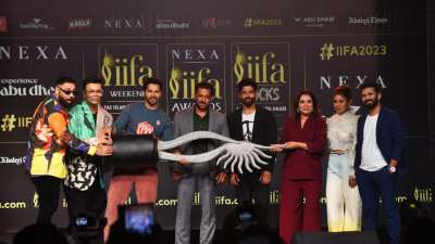 The IFFA Awards 2023 press conference was held on Tuesday, and various celebrities from Tinsel Town attended, including Salman Khan, Karan Johar, Varun Dhawan, Farah Khan, and others.