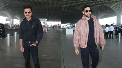 Anil Kapoor is aging like fine wine and his look at the airport on Wednesday is a testament to this. On the other hand, Siddhant Chaturvedi looked absolutely dapper as he was snapped at the airport with shades on. 