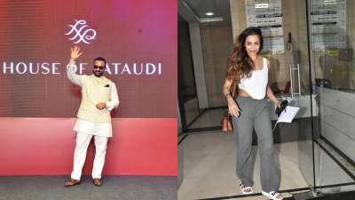 Saif Ali Khan looked absolutely charming as he graced the grand opening of his own store, House of Pataudi. On the other hand, Malaika Arora was spotted glowing in Bandra.&nbsp;