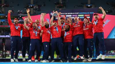 PAK vs ENG T20 World Cup 2022: Celebrations of English Cricket team in pictures