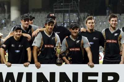 1. New Zealand defeated India by just 1 run in Chennai on 11 Sep 2012. Kohli's 70 off 41 balls went in vain as the Kiwis restricted the Men in Blue to 166 after they put up 167 on board.	