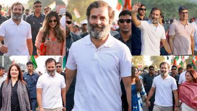 The Congress party's Bharat Jodo Yatra (BJY) led by former president Rahul Gandhi has been moving ahead traversing states and cities across India. During his march, the politician has been joined by a number of actors. Let's take a at actors who joined Rahul Gandhi's Bharat Jodo Yatra