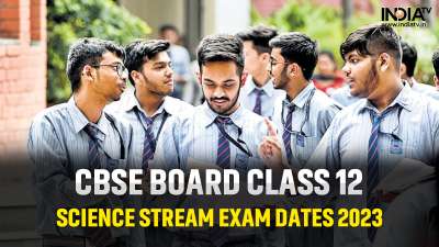 CBSE Class 12 date sheet 2023 out now check physics biology mathematics  chemistry hindi english exam dates here | High-schools News – India TV