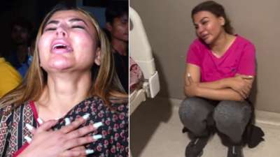 Jasleen Matharu Ka Sex Videos - Video of Rakhi Sawant crying inconsolably after mother's death surfaces;  netizens extend support | Celebrities News â€“ India TV