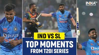 IND vs SL: Presenting top moments from T20I series between India and Sri Lanka. India defeated Sri Lanka in the series by 2-1. Here are some key moments from the series.