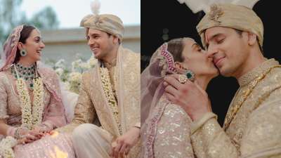 Sidharth Malhotra and Kiara Advani are officially husband and wife now. Take a look at the couple's first photos after their wedding.