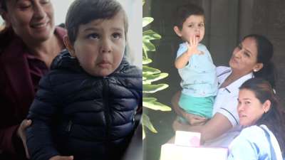Kareena Kapoor has shared a cute birthday post for her younger son Jehangir Ali Khan, who turned two on Tuesday. She shared two throwback pictures of Jeh from the sets of her Hansal Mehta film in London.