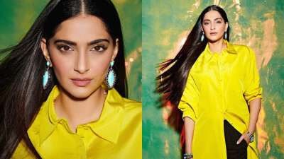 On Saturday, Sonam Kapoor posted a couple of pictures from her recent photo shoot. She captioned the first set of images, &quot;Night out for mama.&quot;