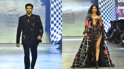 Rumoured couple Ananya Panday and Aditya Roy Kapur raised eyebrows as the showstoppers for Manish Malhotra at Lakme Fashion Week.&nbsp;