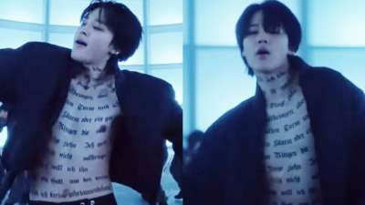 BTS Jimin goes shirtless in Set Me Free Pt. 2 song video; ARMYs go