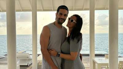 Angad Bedi and Neha Dhupia went on an exotic family vacation to the Maldives, and it appears they had a great time.