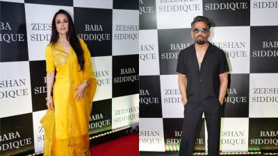 From Preity Zinta to Suneil Shetty, several celebrities graced Baba Siddique&rsquo;s Iftaar party in their best attire.