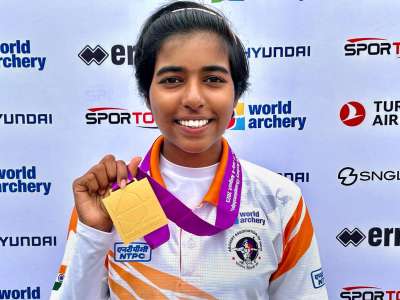Aditi Gopichand scripts history, gives India its maiden individual gold  medal at World Archery Championships | Other News – India TV