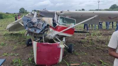 Maharashtra: Aircraft crashes during training session in Pune district, two  injured | Maharashtra News – India TV