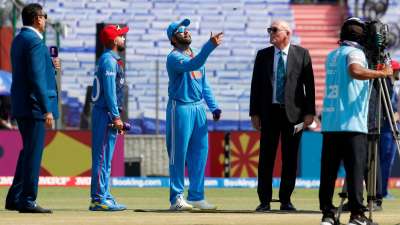 Afghanistan captain Hashmatullah Shahidi won the toss and opted to bat first against India. While the Afghans fielded an unchanged playing XI from the previous game, India benched Ravichandran Ashwin to include Shardul Thakur in the XI.