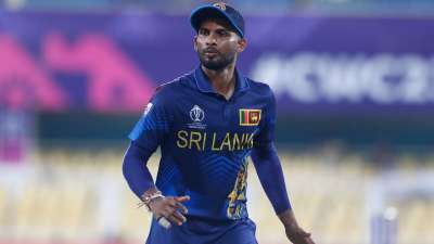 Sri Lanka skipper Dasun Shanaka in Sri Lanka's T20 World Cup 2021 jersey!