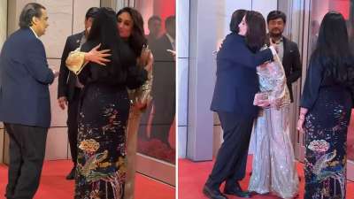 Bollywood Celebrities arrive at JIO World Plaza launch in Mumbai 