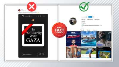 FACT CHECK Fake Instagram screenshot of Virat Kohli supporting