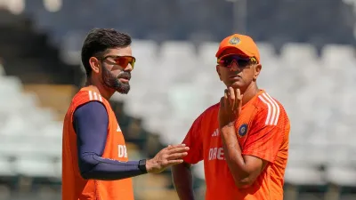 Team India players trained hard ahead of the second Test against South Africa at Newlands in Cape Town. The second and final Test match is scheduled to take place from January 3. Rahul Dravid, the head coach, and Virat Kohli were seen discussing a few things during the net session.