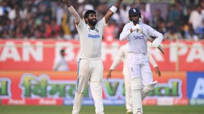 Jasprit Bumrah was the hero of the day for India picking up six wickets for just 45 runs in the first innings. This was his 10th five-wicket haul in Test cricket and also completed 150 wickets in the format. Thanks to his exceptional bowling, England collapsed from 114/1 to 253 all out that helped India take a massive lead of 143 runs.