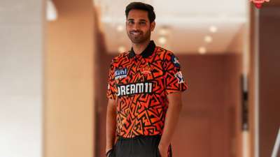 Sunrisers Hyderabad introduced their jersey for the upcoming Indian Premier League 2024 season on Thursday. The team's legendary bowler Bhuvneshwar Kumar donned a new jersey which has a different colour and design compared to the previous one.