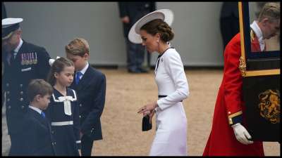 Kate Middleton arrives in Buckingham Palace to attend King Charles' birthday  parade | WATCH – India TV