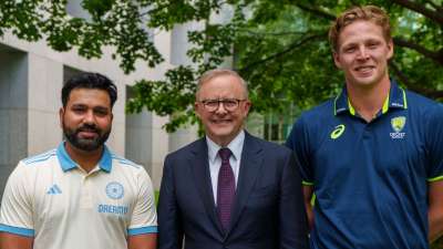 The Team India captain Rohit Sharma met Australia's prime minister Anthony Albanese in Canberra on Thursday (November 28). 