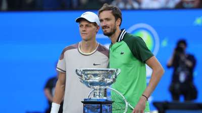 Jannik Sinner clinched the Australian Open 2024 title to begin his early dominance. The Italian defeated Daniil Medvedev in a thrilling final by 3-6, 3-6, 6-4, 6-4, 6-3 to win his first Grand Slam title.