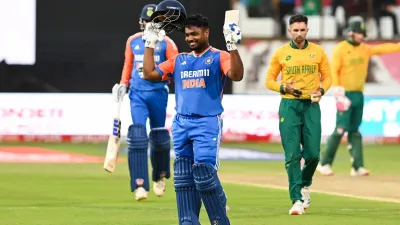 It was Sanju Samson&#039;s year in T20Is for India. He smashed a staggering three centuries and amassed 436 runs in 12 innings at an average of 43.60 and a strike rate of 180.16. At the same time, he registered five ducks as well.