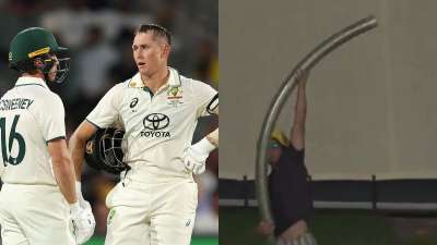 In the closing stages of Day 1 at Adelaide Oval, an Australian fan interrupted the game with a beer snake in his hand and running through the sight screen, causing a heated exchange between Marnus Labuschagne and Mohammed Siraj.