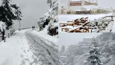 Himachal Pradesh was gripped by an intensifying cold wave as temperatures in several pockets of the state dipped below zero degree Celsius. Popular tourist destinations including Shimla, Manali, and Kullu were turned into a white winter land.