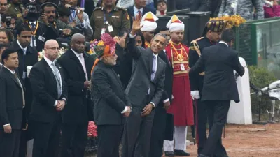 The then US President Barack Obama was the chief guest at Republic Day celebrations in 2015. It marked a shift in the India-US ties as a new government under PM Modi came into power in India. 