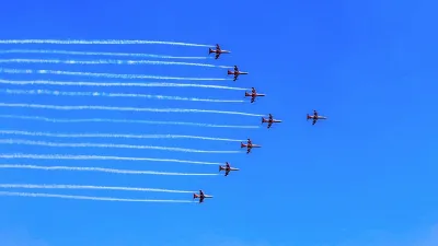 The 15th edition of Aero India, which is considered to be Asia's biggest aerospace and defence exhibition, was inaugurated by Defence Minister Rajnath Singh at the Yelahanka Air Force Station. 