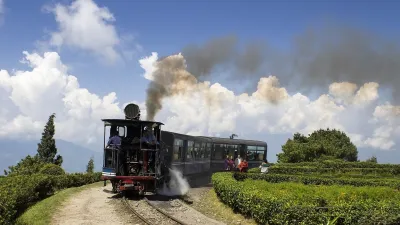 We Indians love to travel via train and explore India's diverse landscapes and scenic beauty during our journey. Today, we take you to one such unique railway station where clouds float above our heads, creating a mesmerising view.