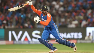 Abhishek Sharma has impressed many with his performance so far in the series. In four T20Is, the left-hander has scored 144 runs at an average of 36 and a strike rate of 197.26 with 17 fours and 9 sixes.