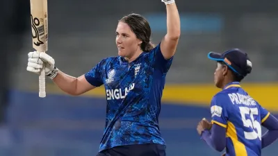 England skipper Nat Sciver-Brunt slammed her fifth century in the Women's World Cup, the most in the tournament's history, as she went past the likes of Charlotte Edwards, Suzie Bates and Janette Brittin, scripting history against Sri Lanka. Here's a look at players with five or more centuries in the men's ODI World Cup- England skipper Nat Sciver-Brunt slammed her fifth century in the Women's World Cup, the most in the tournament's history, as she went past the likes of Charlotte Edwards, Suzie Bates and Janette Brittin, scripting history against Sri Lanka. Here's a look at players with five or more centuries in the men's ODI World Cup-