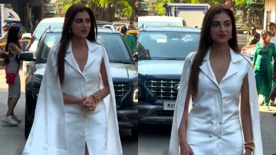 Farrhana Bhatt made her first public appearance after emerging as the first runner-up of Bigg Boss 19. 