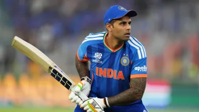 5. Star India T20I skipper Suryakumar Yadav sits in fifth place in the list of India players with the highest individual scores in T20 World Cups. Suryakumar Yadav achieved the feat against the USA at the Wankhede Stadium in the T20 World Cup 2026 when he went unbeaten on a score of 84 runs. 5. Star India T20I skipper Suryakumar Yadav sits in fifth place in the list of India players with the highest individual scores in T20 World Cups. Suryakumar Yadav achieved the feat against the USA at the Wankhede Stadium in the T20 World Cup 2026 when he went unbeaten on a score of 84 runs.