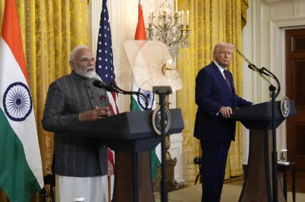 The phone call between the two leaders took place after
