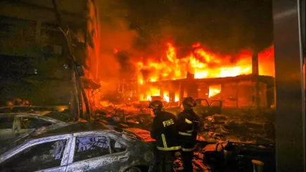 Massive blast rocks Dhaka's Moghbazar. 